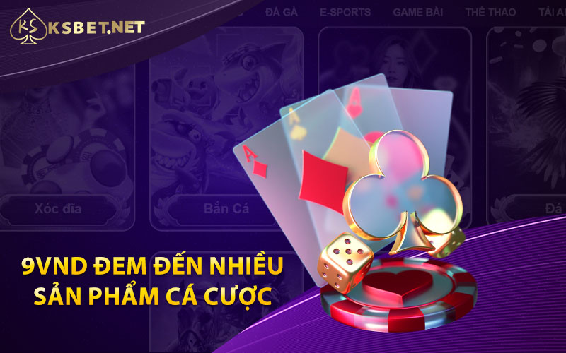 9VND đem đến nhiều sản phẩm cá cược hàng đầu